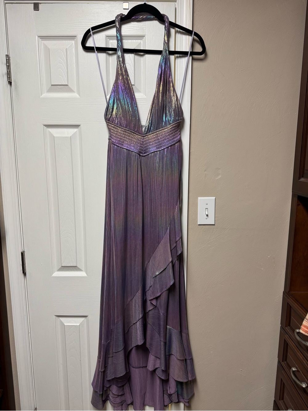 Like New! Retrofete Calico Dress Lilac Aurora - Size Small
